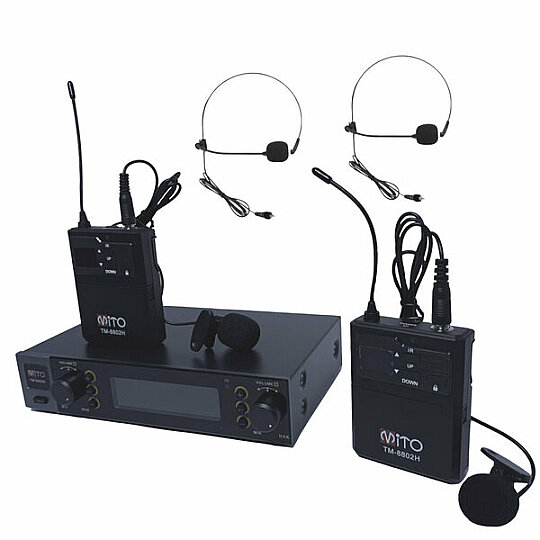 MITO TM 8802 H Çift Yaka Telsiz Mikrofon
