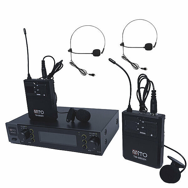 MITO TM 8802 H Çift Yaka Telsiz Mikrofon - 1